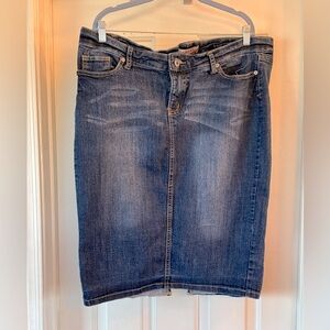 EUC Breaker Jeans Denim Blue Skirt